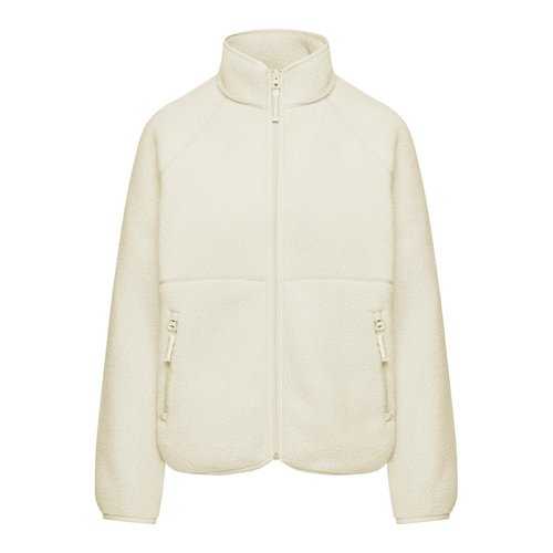Hixiaohe Womens Fuzzy Fleece Jacket Fall Winter Warm Long Sleeve Sherpa Coats Casual Full Zip Up Outerwear with Pockets(Beige,M)