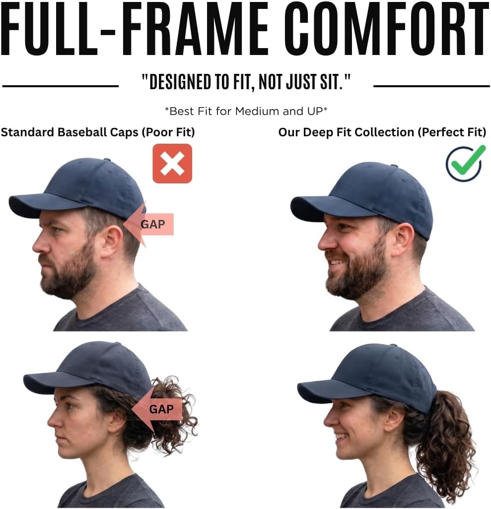 Skiennix Men's Athletic Baseball Cap - Soft Cotton Unstructured Dad Hat | Adjustable Outdoor Wear