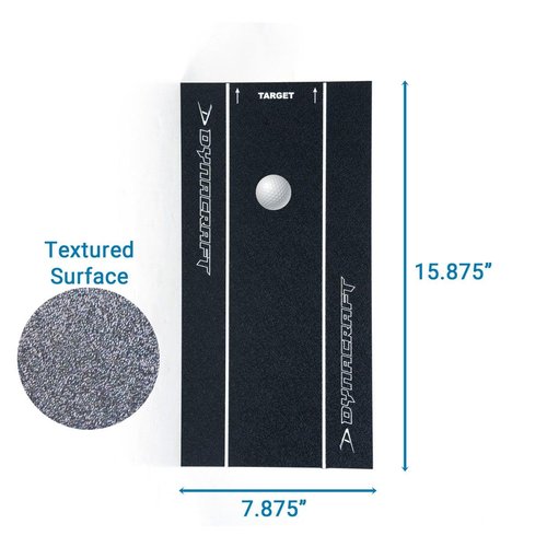 Dynacraft Golf Club Lie Fitting Board, Textured Surface Golf Training Aid for Indoor/Outdoor Use (No Golf Impact Tape Required)