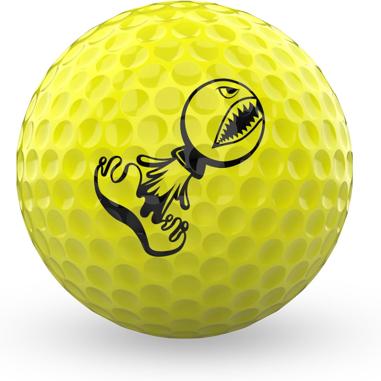 P*ss Missile Golf Balls - 4-Piece Design for Lower Spin & Better Trajectory | High Compression Core