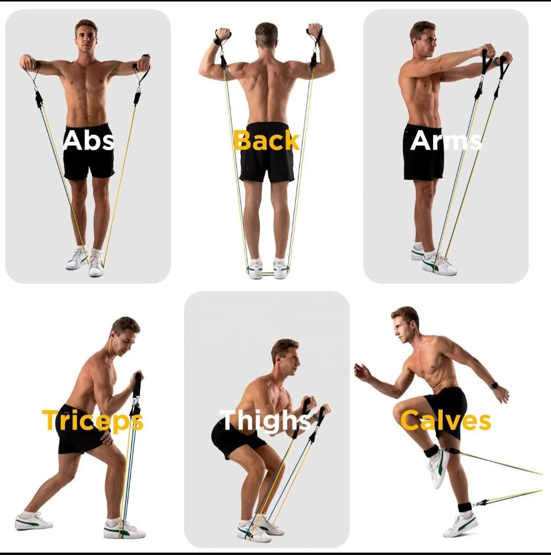 Pull Up Bands, Heavy Resistance,Resistance Bands, Exercise Bands, Training Bands to Train with Handles for Men and Women, Resistance Bands for Working Out, Bands for Exercise