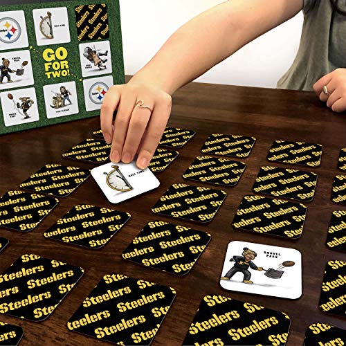 Memory Match Game - Pittsburgh Steelers Team Edition with Original Artwork