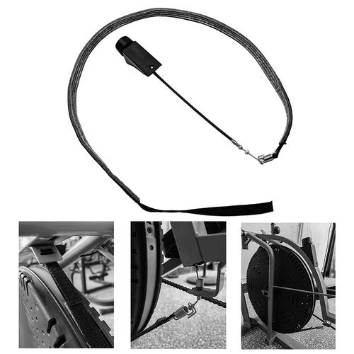 LOOEEL Exercise Bike Friction Belt Resistance Belt,PP Exercise Bike Replacement Parts with Control Knob,Suitable for Replacement Home and Gym Fitness Bike Friction Strap.