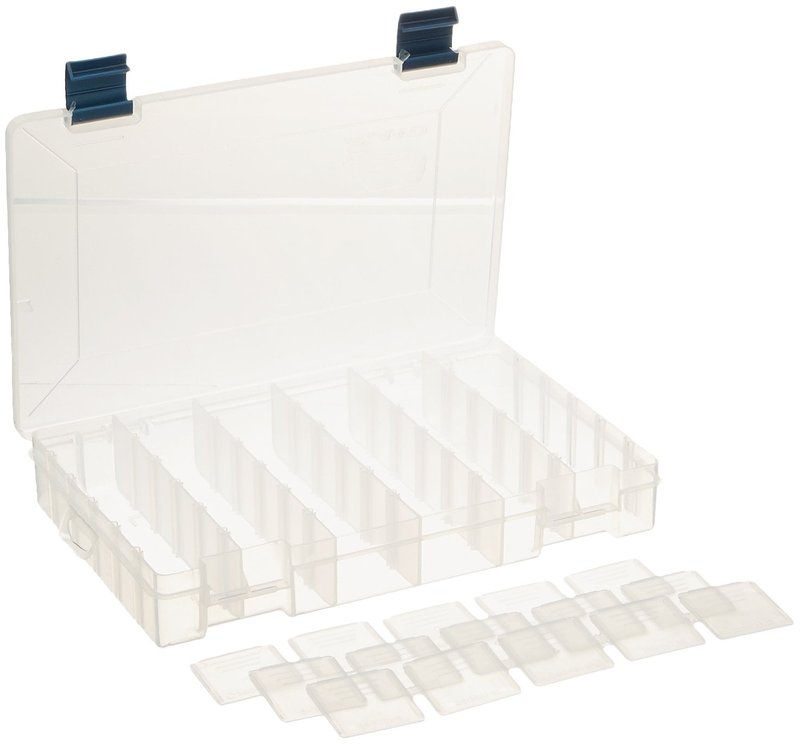 Plano Tackle 4 Pack of Size 3600 Stowaways with Adjustable Dividers, Pack, Fishing Storage, Premium Storage