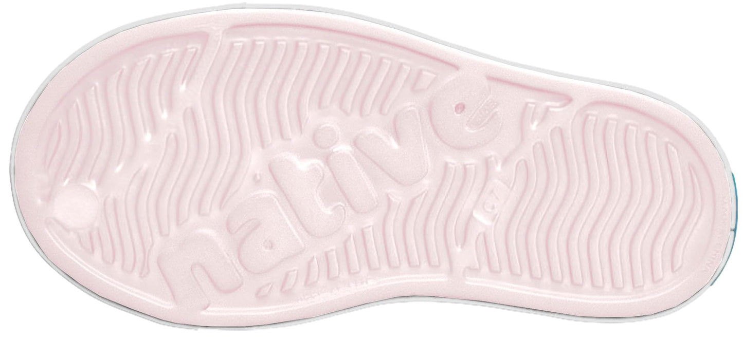 Native Shoes Unisex-Kids Jefferson Sneakers, Milk Pink/Shell White, 13 Little Kid