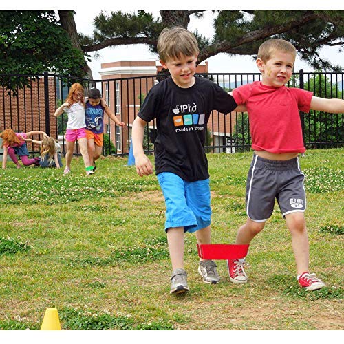 3 Legged Race Bands - 6 Pcs Colorful Elastic Ties for Fun Outdoor Games