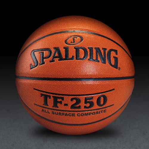Official Size 7 Spalding React TF-250 Basketball - 29.5" Indoor/Outdoor