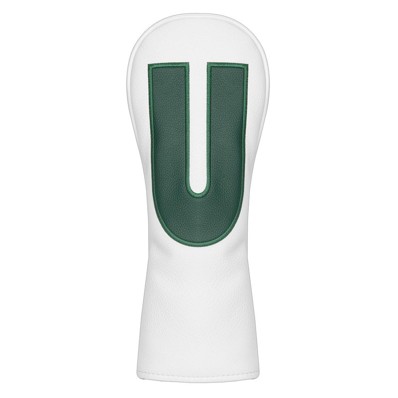 SHABIER White Golf Driver Headcover with U Design for Golf Hybrid Club