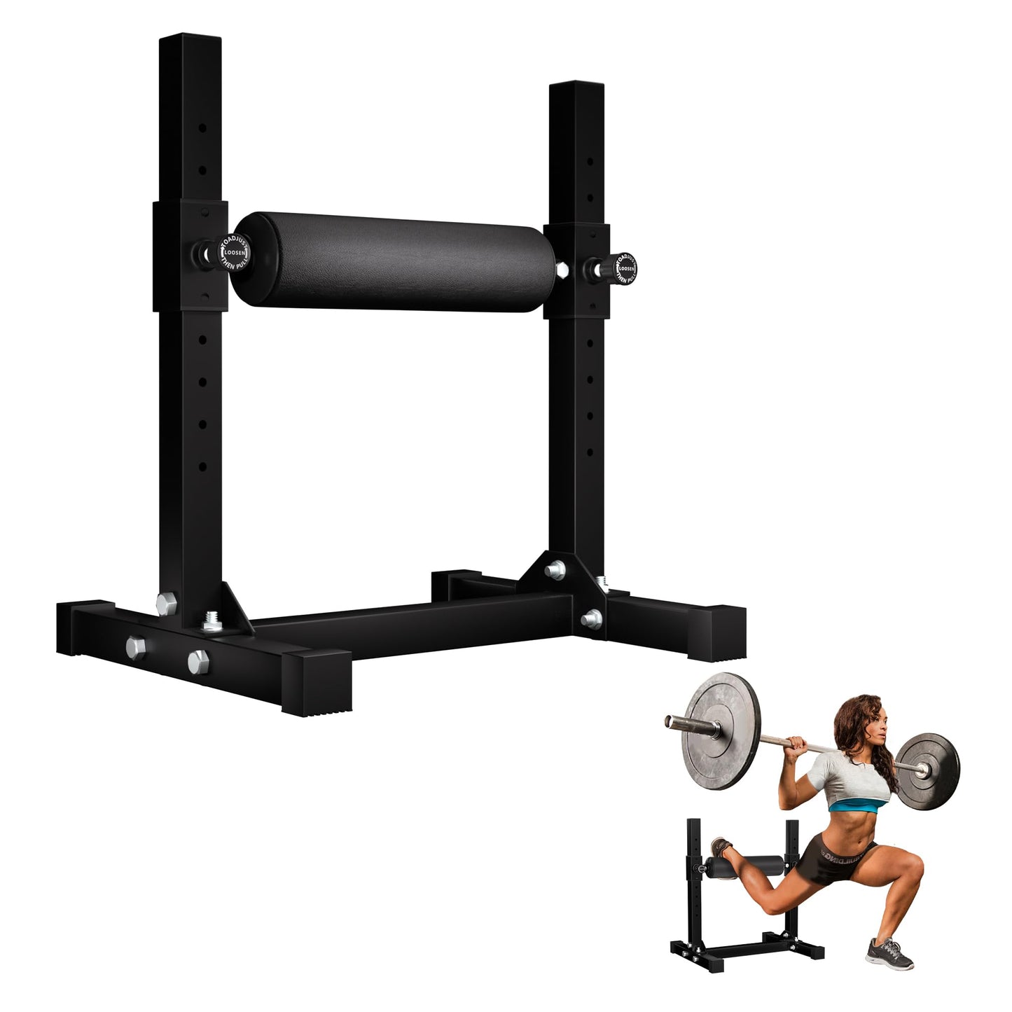 Fitvids Bulgarian Split Squat Roller, Black