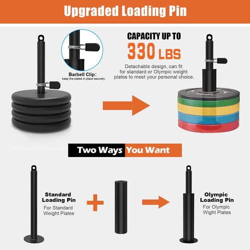 SERTT Weight Pulley System Gym, Pulley Pro Home Cable Pulley System gym for Lat Pull Down, Biceps Curl, Triceps, Shoulders, Back, Forearm Workout, DIY Weight Cable Pulley Attachments for Gym Equipment