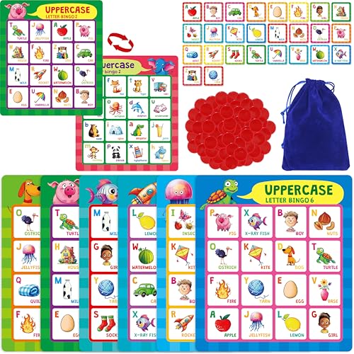 Alphabet Bingo Game - Educational ABC Letter Learning for Kids