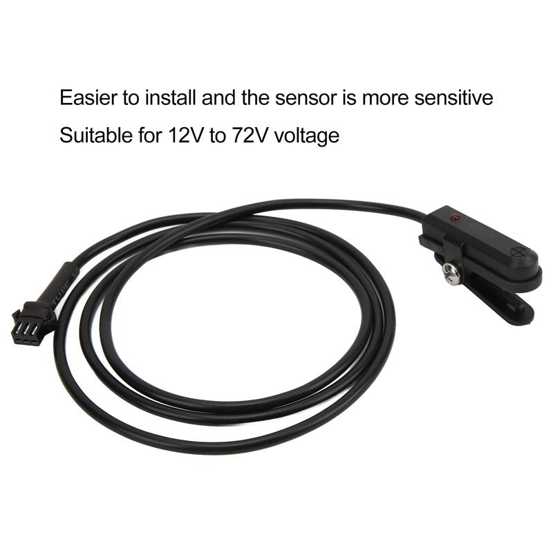 Topyond KT-D12R PAS Pedal Assist Sensor, Bike Speed Sensor, ABS Electric Bikes Conversion Kit Parts, Electric Bike Pedal Assist Kit for E-Bike Conversion
