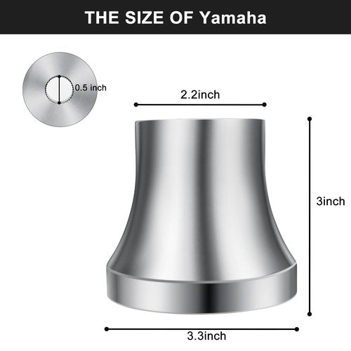 Shu-Ran Golf Cart Steering Wheel Adapter Only For Yamaha Golf Cart, Silver