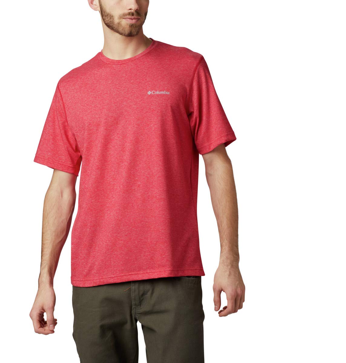 Columbia Men's Thistletown Park Crew, Mountain Red Heather, Medium