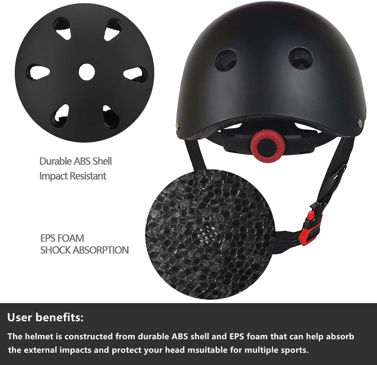 Skiennix Kids Bike Helmet - Adjustable Safety Helmet for Ages 2-14 with Protective Gear Set | Skateboard & Scooter Ready