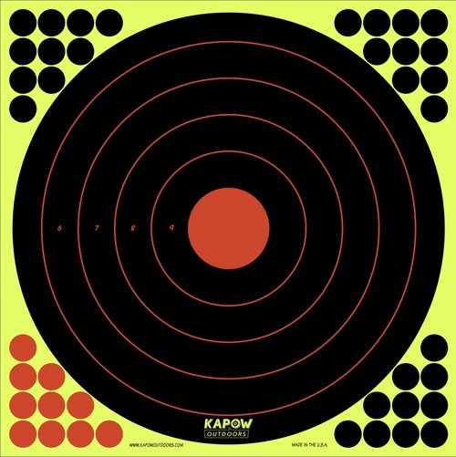 Kapow Adhesive Reactive 18" Bull's-Eye Target [5 Pack]