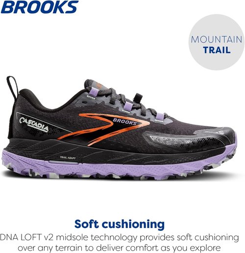 Brooks Women's Cascadia 18 Trail Running Shoes - Lightweight Comfort & Durability | Multiple Colors Available