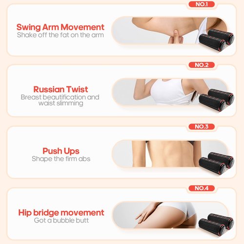 LifeTech Hand Weights for Walking, 2.2 lbs Dumbbells Set of 2 with Anti-Slip Foam Padding, Soft Grip Jogging Handweights for Fitness Training, Cardio Dumbbells 1kg/2.2lbs each black&red