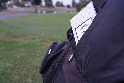 CADDENT GOLF Yardage Book - Golf Journal & Log Book with Golf Club Yardage Chart - Golf Notebook Back Pocket - Golf Log Book Pocket Size - The Essential Tool for Serious Golfers (4 Pack)