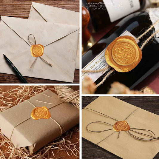 GC QUILL Calligraphy Pen Set - Feather Dip Pen,Dual Tip Calligraphy Fountain Pen, Stamp, Wax Candle, Pen Base, Ink Bottle, Ink Cartridges L1492