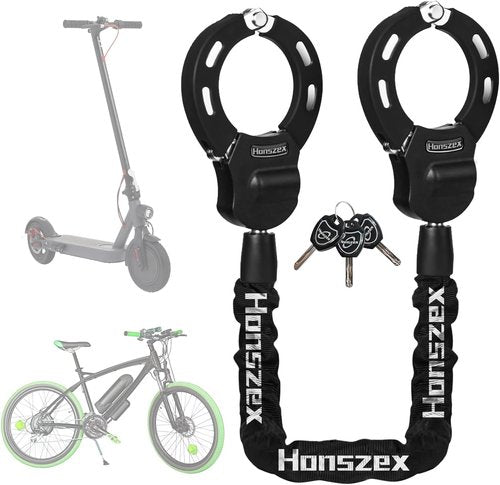 High-Security Scooter Lock by [Brand Name] - 36.22 Inch Heavy-Duty Bike Lock Chain for E-Bikes & Scooters