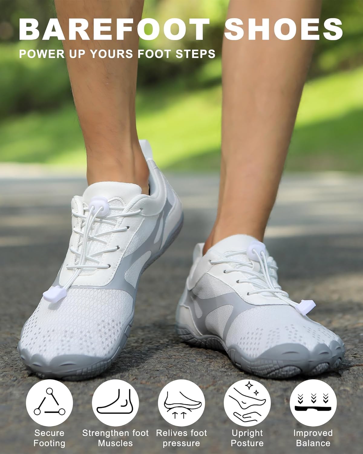 Todaysunny Barefoot Shoes - Minimalist Cross Training Sneakers with Wide Toe Box | Zero Drop, Unisex