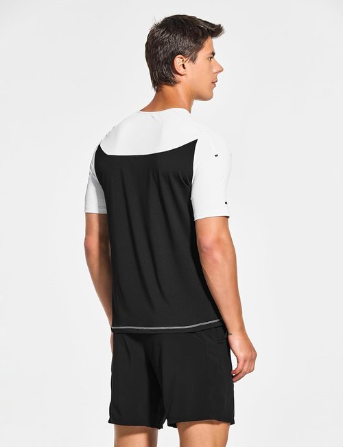 DEMOZU Men's Athletic T-Shirt - Quick Dry Moisture-Wicking Short Sleeve Tee | Big & Tall Sizes