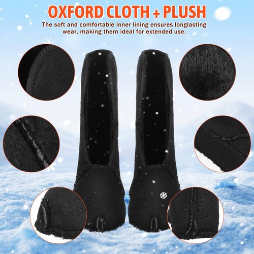 POPETPOP Thermal Socks for Winter Waterproof Boot Liners Warm Insulation for Hunting Fishing Hiking