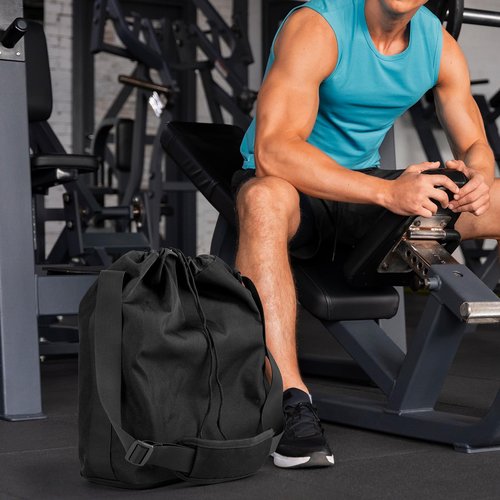 Xxerciz Dumbbells Carry Bag with Adjustable Strap, Portable Fitness Dumbbell Storage Bag Case, Gym Crossbody Bag with Soft Pad for Carrying 1 Pair Dumbbells - Each from 5 LBS to 20 LBS