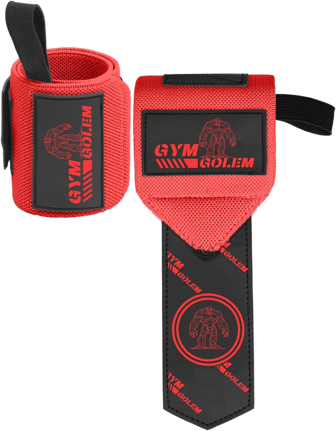 Skiennix Wrist Wraps - 18-Inch Premium Support with Thumb Loop for Powerlifting & Bodybuilding (1 Pair)