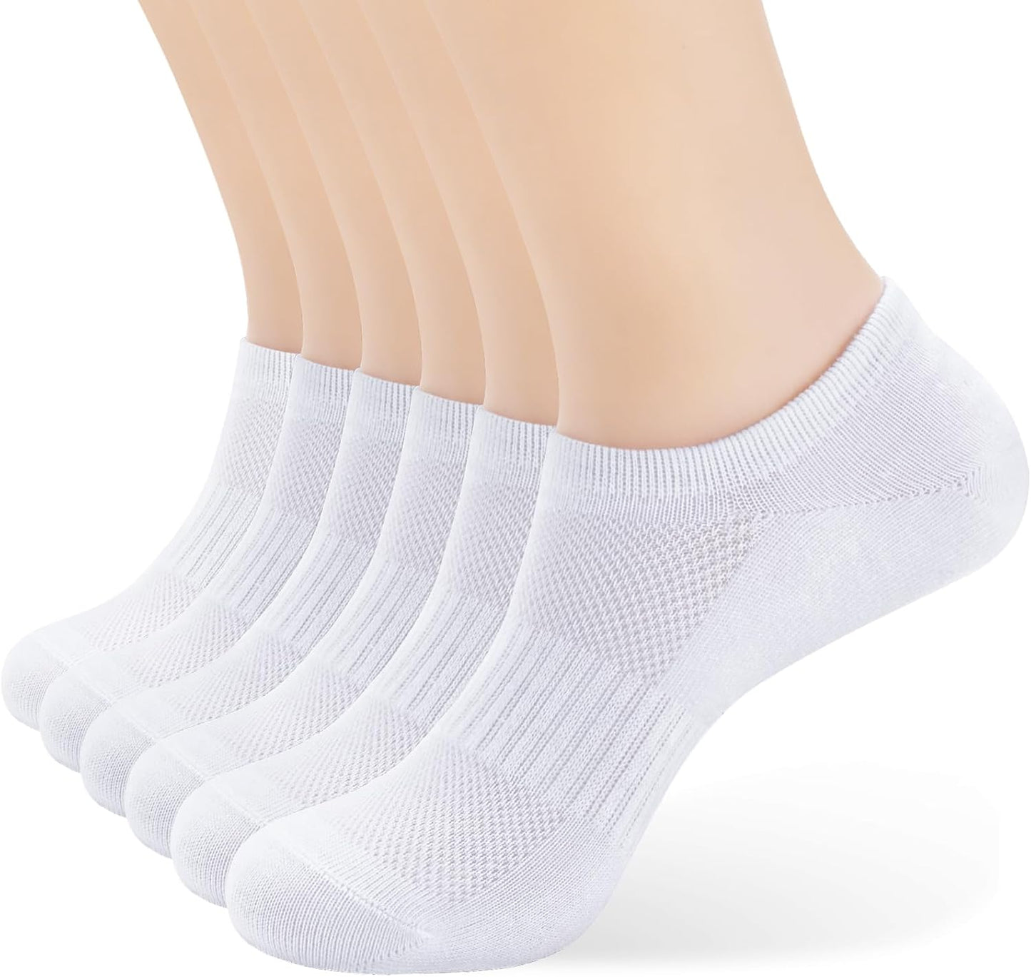Skiennix No Show Socks - Anti-Slip Low Cut Ankle Socks for Men & Women | Casual & Athletic Use