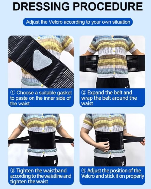 CARELS CARE Back Brace for Men & Women - Lower Back Support Belt for Sciatica, Bulging Disc & Pelvic Pain Relief - Adjustable Lumbar Support Brace for Work, Sleeping & Everyday Use - Faja para Espalda y Ciática (X-Large)