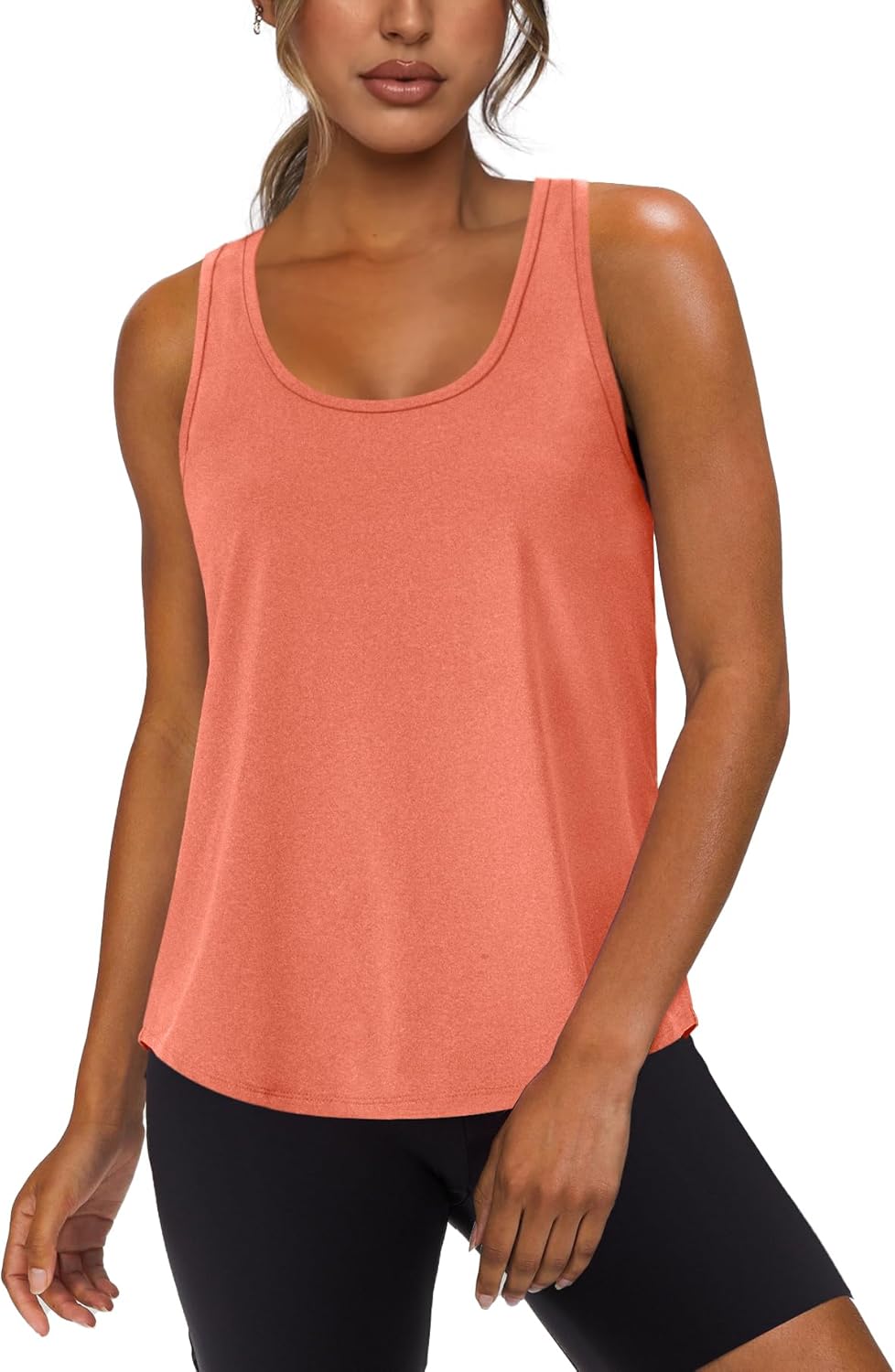 WIHOLL Women's Sleeveless Workout Tank Tops - Athletic Racerback for Gym, Yoga & Running (S-XXL)