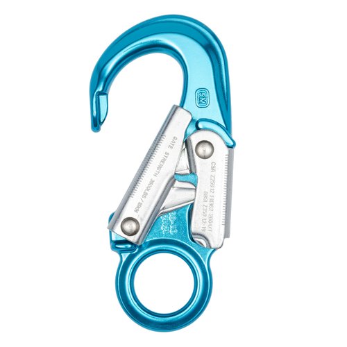 ProClimb Forged Aluminum Carabiner with Captive Eye, Blue