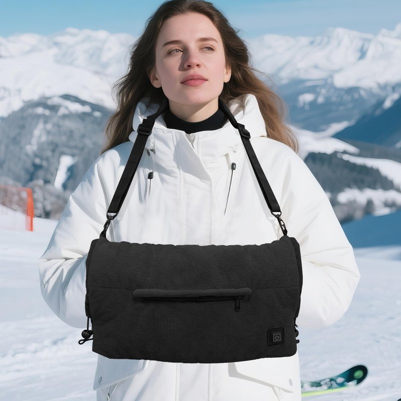 MDSTOP Heated Hand Warmer Pouch, Portable Electric Heated Hand Muff, Heated Gloves for Women, Men, Kids, Hunting,Fishing,Camping,Golf & Xmas Gifts（No-Battery）