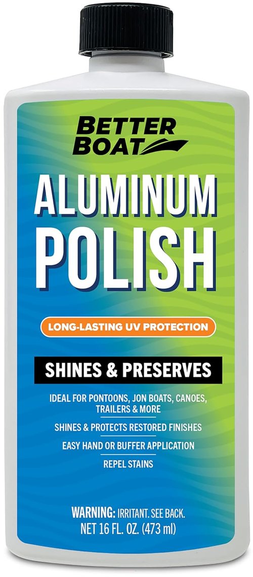 Marine Aluminum Polish - Restore & Brighten Your Boat, Pontoon, or Canoe | Metal Protectant Treatment