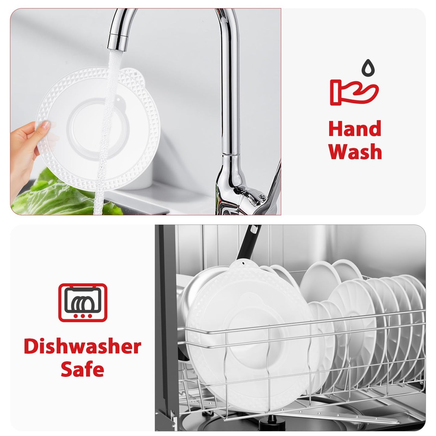 Food-Grade Mixer Bowl Cover for KitchenAid 4.5-5 Quart Tilt-Head Stand Mixers, Mixer Splatter Guard Lid to Prevent Spilling of Ingredients, as Kitchenaid Mixer Attachments