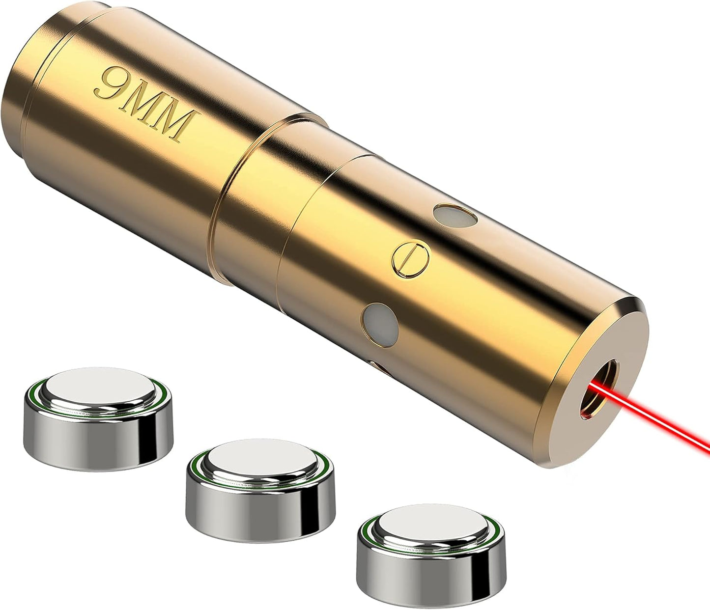 MidTen Bore Sight Laser - 9mm, .223, 5.56mm, .30-06, .25-06, .270 - Includes Batteries for Precise Alignment