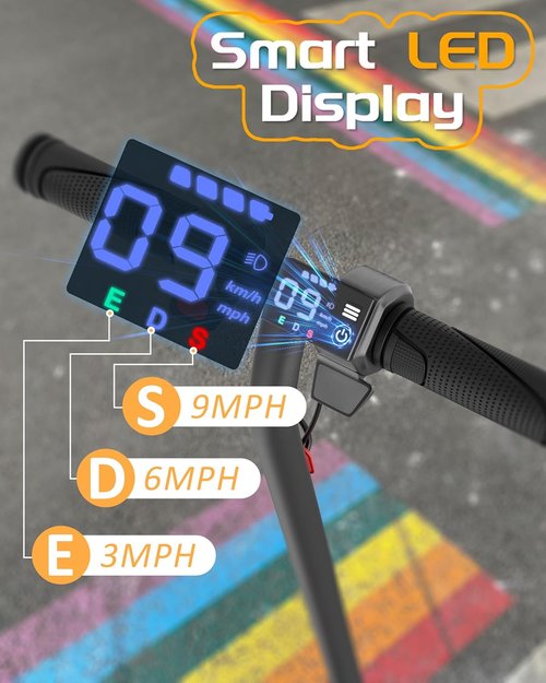 MAXSHOT Electric Scooter - High-Speed Commuter Escooter with Dual Suspension | 10-50 Miles Range, 6.5"-14" Tires