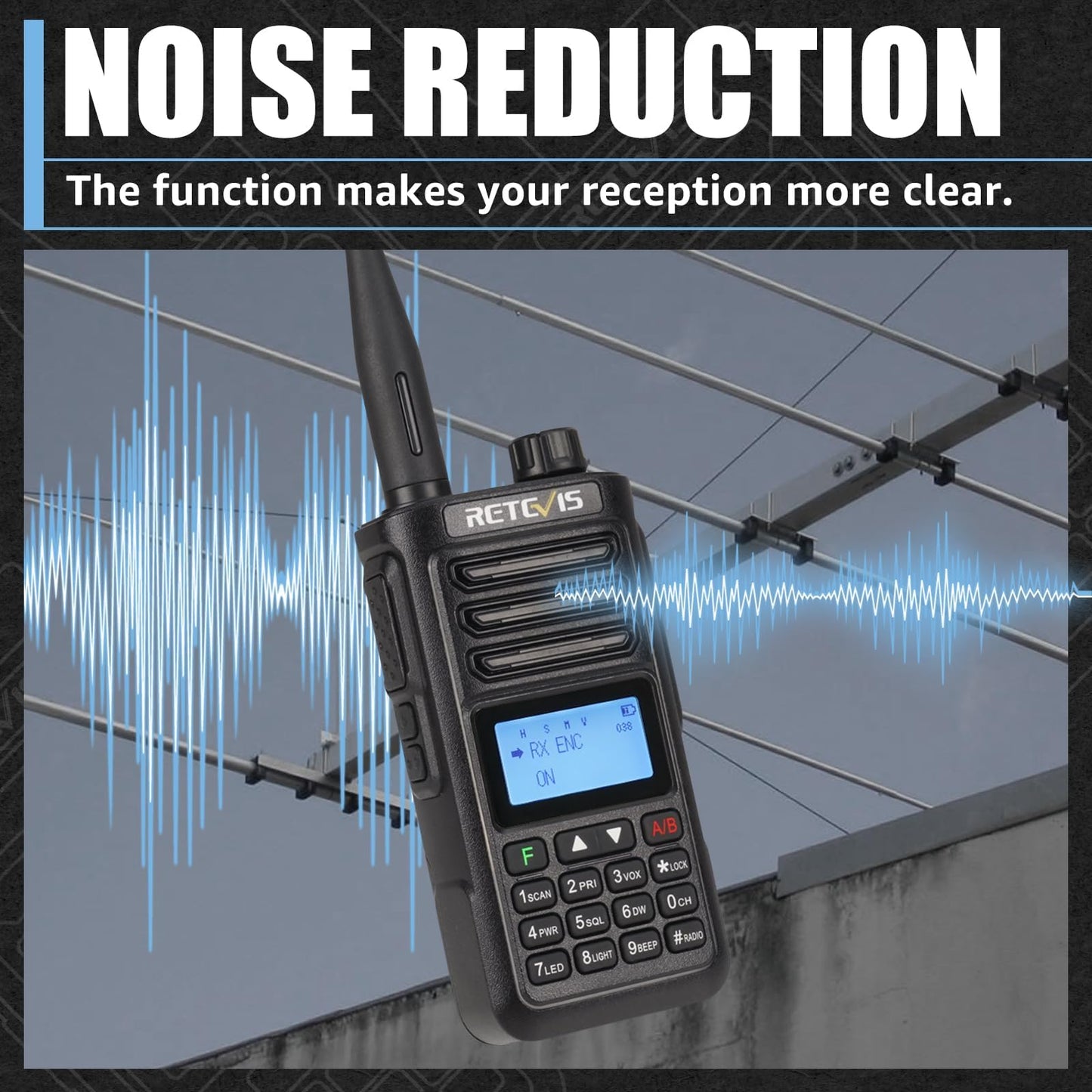 Retevis RA89 Ham Radio, Dual Band Handheld Radio, IP68 Waterproof Two Way Radio, 2500mAh USB-C Rechargeable, Chirp, Flashlight, Long Range Walkie Talkies for Hunting, Emergency Rescue, Survival