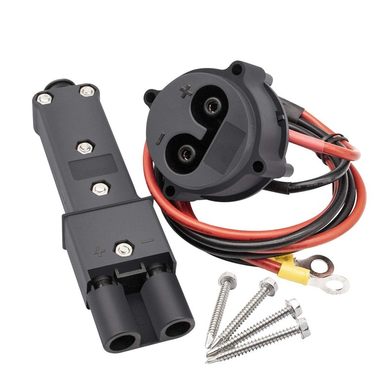 CLUBRALLY 48V MAC DC Charger Plug Kit JR1-H235A-00+JR1-H6181-02-00 Powerwise Receptacle with Wires Applicable to Yamaha Electric G19/G22
