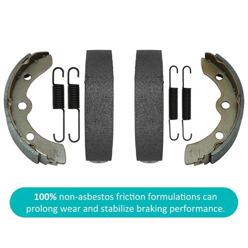 101823201 Club Car Brake Shoes Springs Pins Kits for Yamaha DS PrecedentG1/G2/G3/G5/G8/G9/G11 E-Z-GO Gas Electric Golf Cart Replacement Brake Shoes