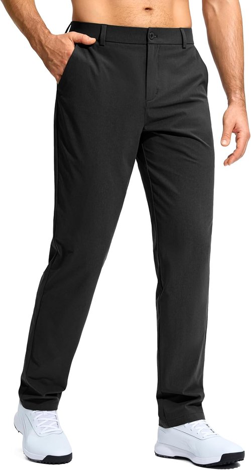 G Gradual Men's Golf Pants - Lightweight Stretch Dress Slacks | Casual Work Travel Pants with 4 Pockets (30"/32"/34")