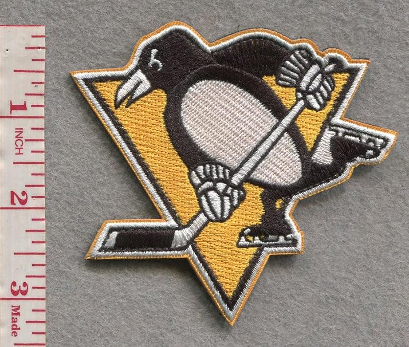 Pittsburgh Penguins NHL Hook Patch - Small Embroidered Design