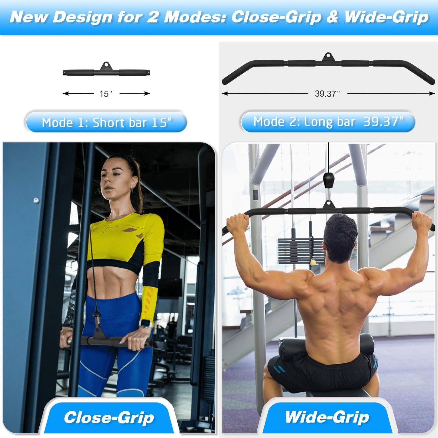 XonyiCos Fitness Cable Pulley System, Gym LAT and Lift Pulldown Machine Attachments, Home Workouts Equipments for Biceps Triceps Shoulder Arm Curl Forearm Muscle Strength Exercise