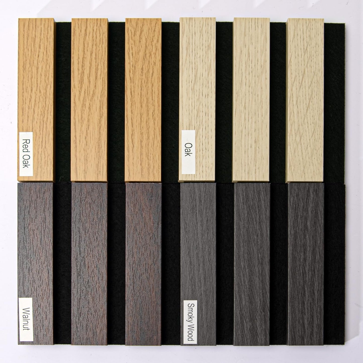 Art3dwallpanels Wood Slat Wall Panel, 108'' x 13'' Wood Panels for Wall 2 Pack 3D Soundproof Wall Panels, Large Acoustic Panels for Interior Ceiling and Wall Decor Noise Reduction, 4 Pack, Sample