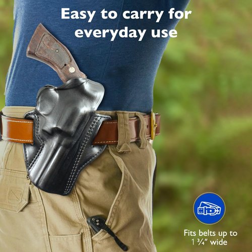 Desantis Speed Scabbard Gun Holster, Fits Glock 19, 19X, 19 GEN 5, 45, 23, 32, 19 MOS, 19X MOS, 19 GEN 5 MOS, 45 MOS, 23 MOS, 32 MOS Guns, Unisex Holster, Right-Hand Draw, Black
