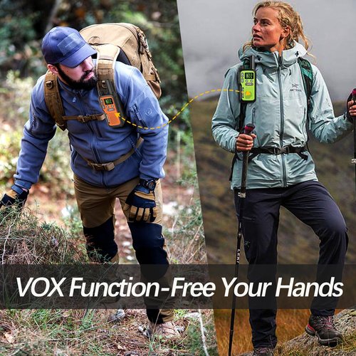 Walkie Talkies Long Range for Adults,Rechargeable Walkie Talkie 22 FRS NOAA Family Emergency Walky Talky 2 Way Radio with Earpiece 1500mAh VOX Type-C Charger for Camping Hiking Hunting Cruise,4Pack