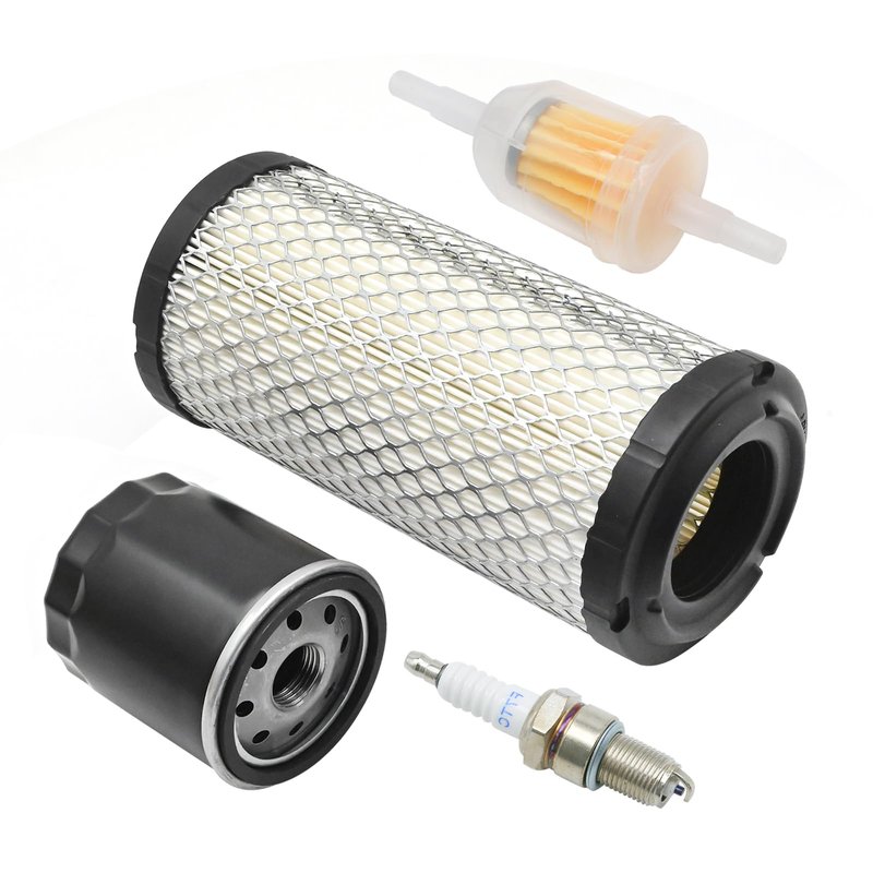Vkinman 28463-G01 Golf Cart Air Filter with Spark Plug Tune Up Kit, Replacement for EZGO RXV TXT 2008-Up 4 Cycle Gas Golf Carts Engine, Replaces 72084G01 607454 607462