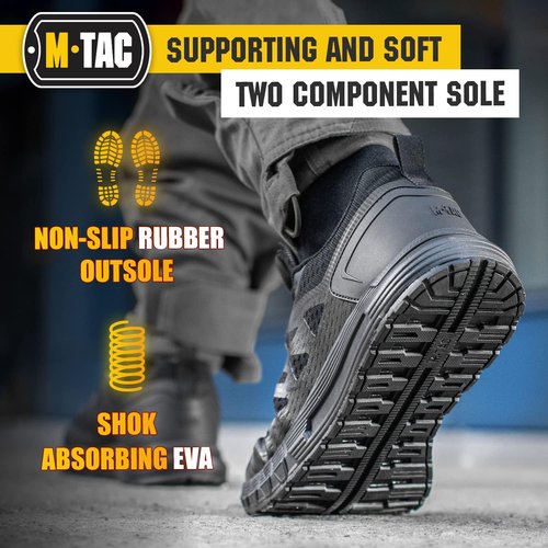 M-Tac Tactical Sneakers for Men - Lightweight Breathable Mesh Hiking Shoes | Non-Slip EVA Sole